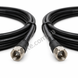 Кабельная сборка RG-58 50 Ом / коннекторы F-male (2 x 10 метров) INET-005001 фото 3