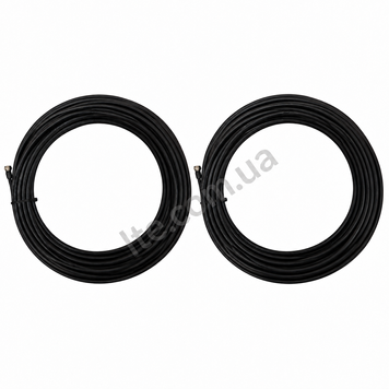 Кабельна збірка RG-58 50 Ом / конектори F-male (2 &times; 15 метрів) INET-005003 фото