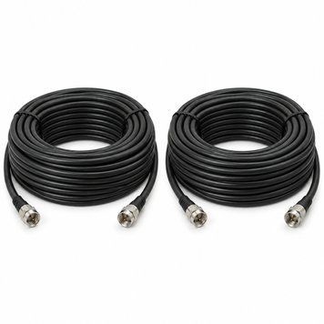 Кабельная сборка RG-6 75 Ом / коннекторы F-male (2 &times; 15 метров) INET-005006 фото