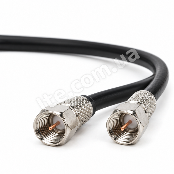 Кабельная сборка RG-58 50 Ом / коннекторы F-male (2 &times; 5 метров) INET-005007 фото