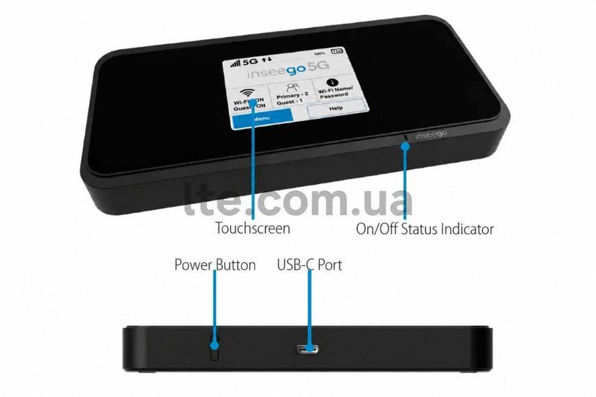 Мобільний 5G Wi‑Fi роутер Inseego MiFi M2000 Wi‑Fi 6 INET-004721 фото
