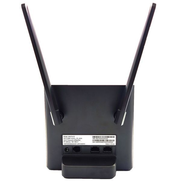 Комплект 4G інтернету для дому та дачі OLAX AX9 Pro з акумулятором + RunBit Spider MIMO, 2&times;10 м INET-004351 фото