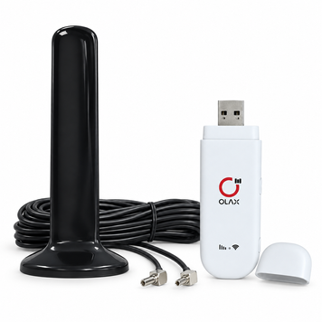 Комплект 4G интернета для авто OLAX F90 + автомобильная MIMO антенна CRC9 на магните INET-004353 фото
