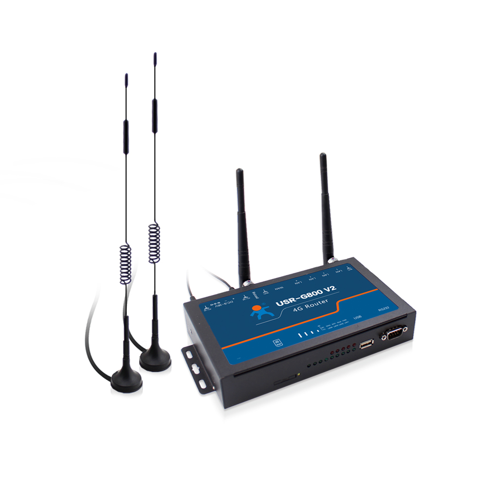Промисловий 4G роутер USR-G800-E V2 з антенами