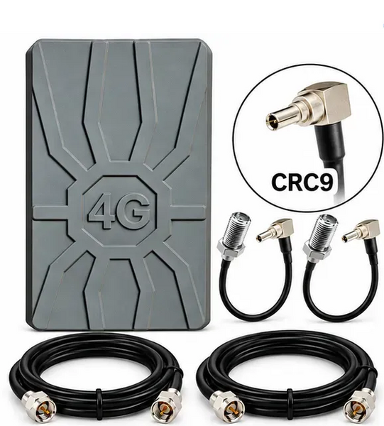 Комплект 4G інтернету OLAX MT60 + антена RunBit Spider MIMO 2&times;18 dBi, кабелі 2&times;10 м, CRC9 INET-004355 фото
